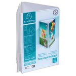 Porte-visuel Tryptique A6 - Cristal - X 20 - Exacompta