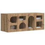 vidaXL Meuble TV Chêne artisanal 100 x 35 x 40 cm Bois d'ingénierie