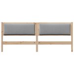 vidaXL Tête de lit Autre Marron 180 cm Bois massif en pin