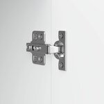 vidaXL Meuble TV Blanc 102 x 34 5 x 50 cm Bois d'ingénierie