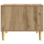 vidaXL Table basse Chêne artisanal 50 x 49 x 40 cm Bois d'ingénierie
