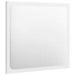 vidaXL Ensemble de meubles de bain 2 Pièces Blanc brillant Aggloméré