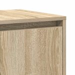vidaXL Buffet Chêne Sonoma 135 x 41 x 75 cm Bois d'ingénierie