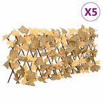 vidaXL Treillis de feuille d'érable artificiel extensible 5 Pièces