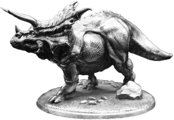 Pièce de monnaie en Argent g 93.3 (3 oz) Millésime  TRICERATOPS