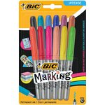 Blister de 12 marqueurs 'Marking color' couleurs intenses assorties BIC