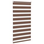 vidaXL Store zèbre marron 80x100 cm largeur du tissu 75 9 cm polyester