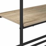 vidaXL Portant à vêtements avec étagères Chêne sonoma 60 x 30 x 171 cm