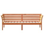 vidaXL Lit de jour sans matelas cire marron 100x200 cm pin massif