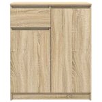 vidaXL Buffet avec tiroir chêne sonoma 71x35x84 cm bois d'ingénierie