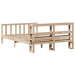vidaXL Cadre de lit sans matelas 120x190 cm bois de pin massif