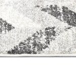 Vidaxl tapis gris et blanc 140x200 cm pp