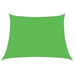vidaXL Voile d'ombrage 160 g/m² Vert clair 4/5x3 m PEHD
