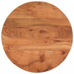 vidaXL Dessus de table Ø50x3 8 cm rond bois massif d'acacia