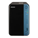 QNAP Serveur NAS TS-253Be- 2G - 2 Baies - SATA 6Gb/s - RAID 0, 1, JBOD - RAM 2 Go - Gigabit Ethernet - iSCSI