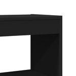 vidaXL Cabinet/Bibliothèque Noir 80x30x198 cm