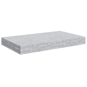 vidaXL Étagère murale flottante gris béton 40x23x3 8 cm MDF