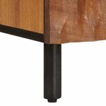 vidaXL Buffet avec stockage Finition Acacia Brun 80 x 33 x 75 cm