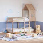 vidaXL Toit de lit pour enfants 60x89x134 5 cm bois de pin massif