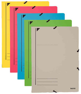 Chemise à élastique, format A4, carton robuste coloré LEITZ