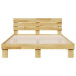 vidaXL Cadre de lit avec tête de lit sans matelas 140x190 cm