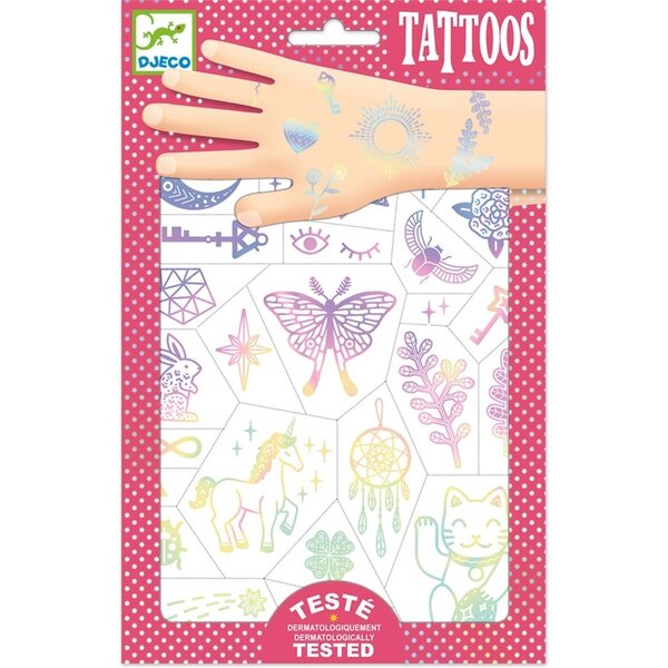 Djeco DJ09596 - Tatouages Lucky charms