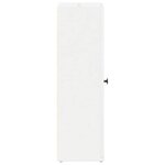 vidaXL Meuble de salle de bain avec porte-rouleau blanc 20 5x22x72 cm