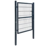 vidaXL Portillon 2D (simple) Gris anthracite 106x230 cm