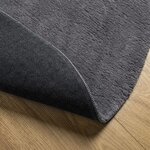 vidaXL Tapis HUARTE à poils courts doux et lavable anthracite Ø 120 cm