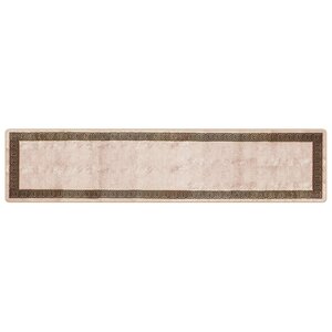 vidaXL Coureur de Tapis MARSA Noir 80 x 350 cm Polyester et PVC