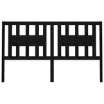 vidaXL Tête de lit Noir 166x4x100 cm Bois massif de pin