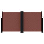 vidaXL Auvent latéral rétractable marron 120x1200 cm