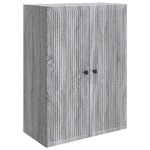 vidaXL Armoire Murale Sonoma gris 66 x 34 5 x 90 cm Bois d'ingénierie