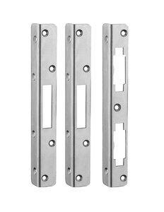 THIRARD - Lot de 3 gâches équerre 20mm à bouts carrés pour pênes rectangulaires- THIRARD