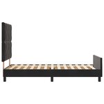 vidaXL Cadre de Lit Noir 100x200 cm en Velours