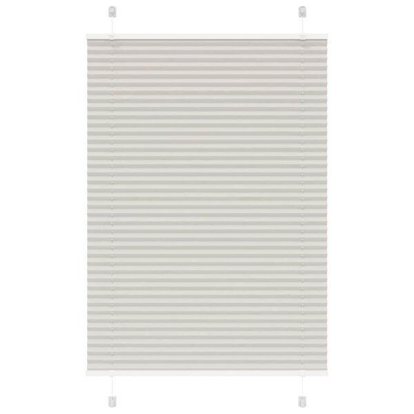 vidaXL Store plissé gris clair 95x150 cm largeur du tissu 94 4 cm