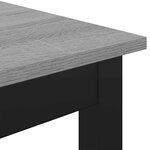 vidaXL Table de salle à manger / Table de repas MÉTAL