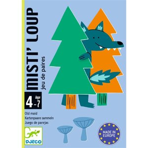 Djeco DJ05078 - Jeu de cartes Misti'Loup