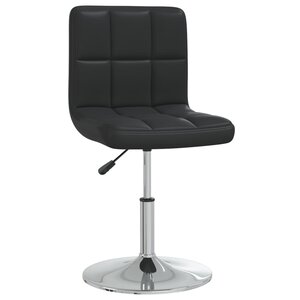 vidaXL Tabouret de bar Noir Similicuir