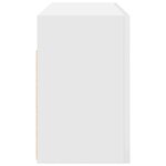 vidaXL Armoire murale de bain blanc 80x25x40 cm bois d'ingénierie