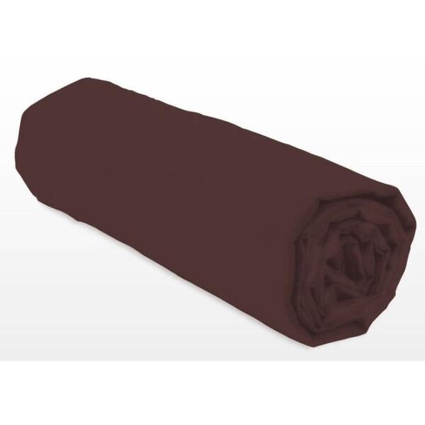 Drap-housse 140 x 190+25 cm - Marron