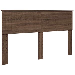 vidaXL Tête de lit Chêne brun 150 cm Bois d'ingénierie