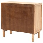vidaXL Armoire à tiroirs bois de sapin massif 80x36x75 cm