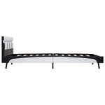 vidaXL Cadre de lit avec LED sans matelas blanc 120x200 cm