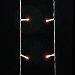 vidaXL Guirlande de sapin de Noël 320 LED blanc chaud 375 cm