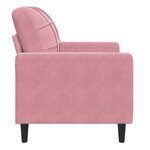 vidaXL Fauteuil Rose 60 cm Velours