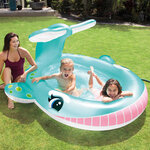 Intex Piscine à pulvérisation Forme de baleine 201x196x91 cm