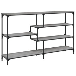 vidaXL Table console sonoma gris 160x32x95 cm bois d'ingénierie