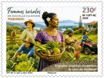 Timbre Nouvelle Calédonie - Femmes rurales en Nouvelle-Calédonie