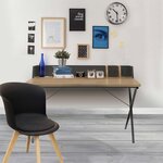 Bureau en bois et métal brice